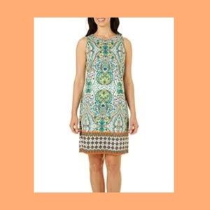 London Times Women's Sleeveless Round Neck Cotton